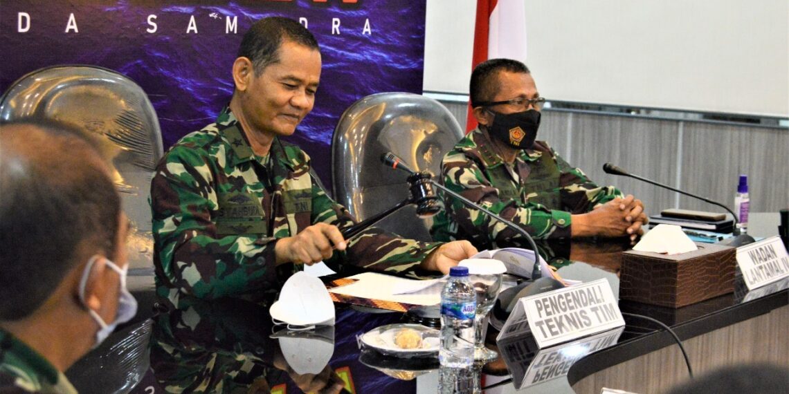 Iropslat Itjenal Pimpin Pembacaan Taklimat Awal Audit Kinerja Itjenal Ta 2021 Di Mako Lantamal IV