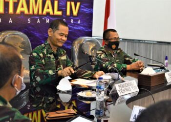 Iropslat Itjenal Pimpin Pembacaan Taklimat Awal Audit Kinerja Itjenal Ta 2021 Di Mako Lantamal IV