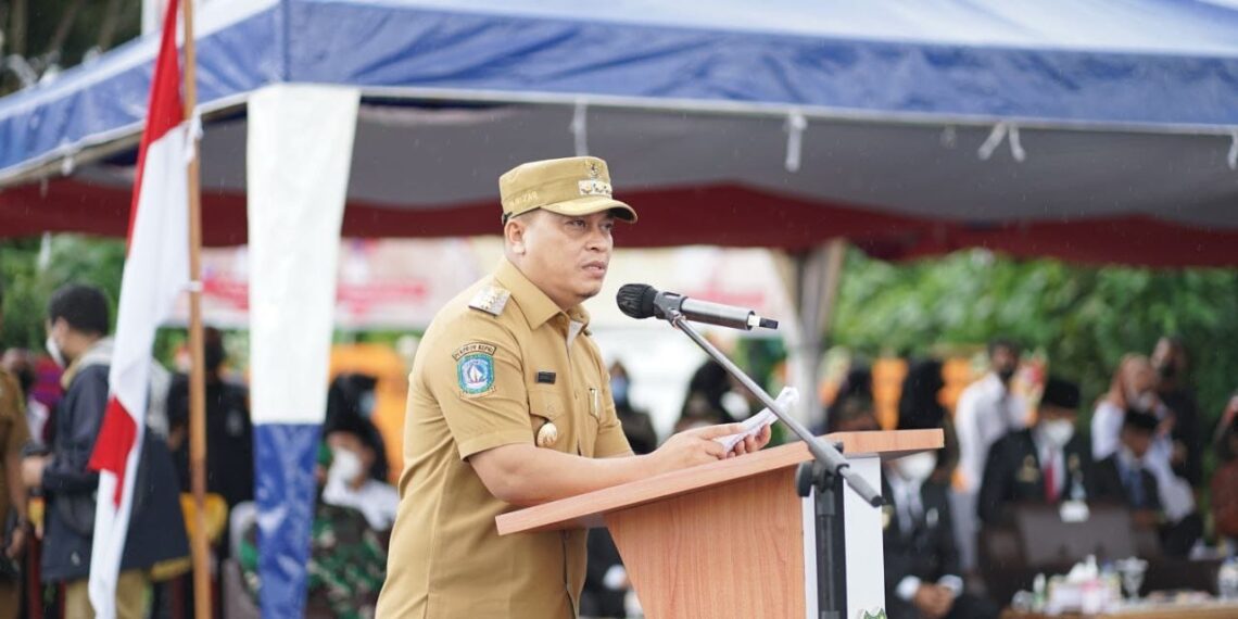 Bupati Lingga Pinta 75 Kades Yang Baru Dilantik Amanah Dalam Bertugas