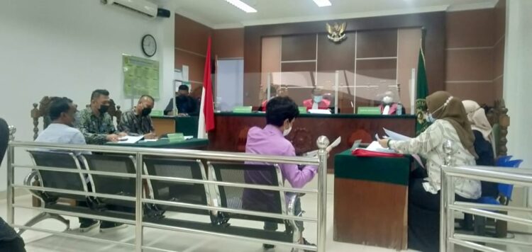 Sidang ke-2 Gugatan LSM AMPUH Kepada PT Glory, KLH Juga Sebagai Tergugat Tidak Hadir