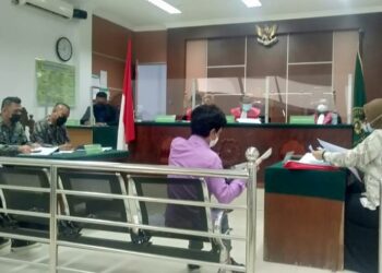 Sidang ke-2 Gugatan LSM AMPUH Kepada PT Glory, KLH Juga Sebagai Tergugat Tidak Hadir