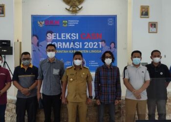 Kesiapan Tes CASN 2021, Wabup Lingga Tinjau Tempat Lokasi Pelaksanaannya