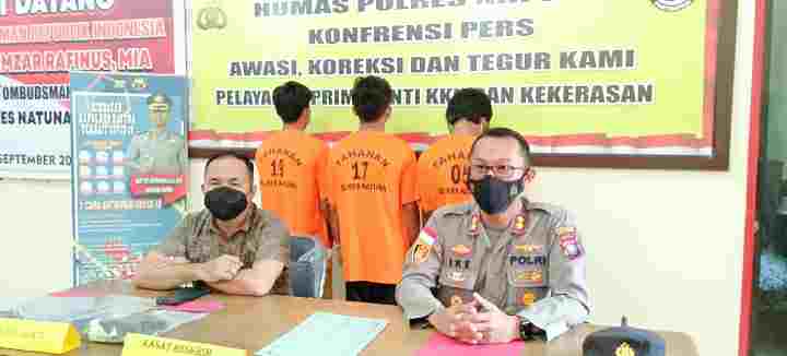 Curi Tabung dan Kompor Gas Tiga Remaja Ditangkap Polisi
