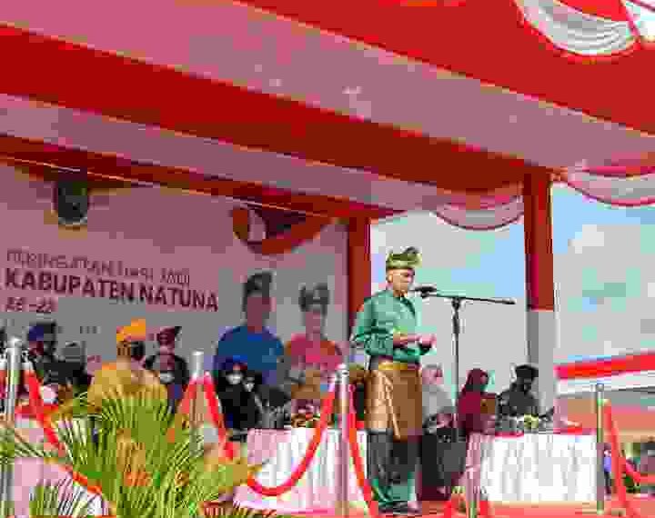 HUT ke-22 Kabupaten Natuna,Wan Siswandi : Memajukan Natuna Tanggungjawab Kita Bersama