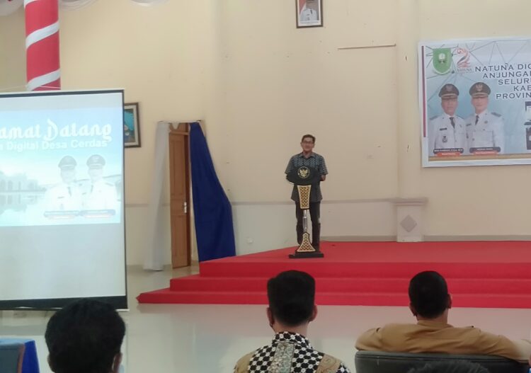 Puluhan Kepala Desa se-Kabupaten Natuna Ikuti Sosialisasi Aplikasi Desa Cerdas