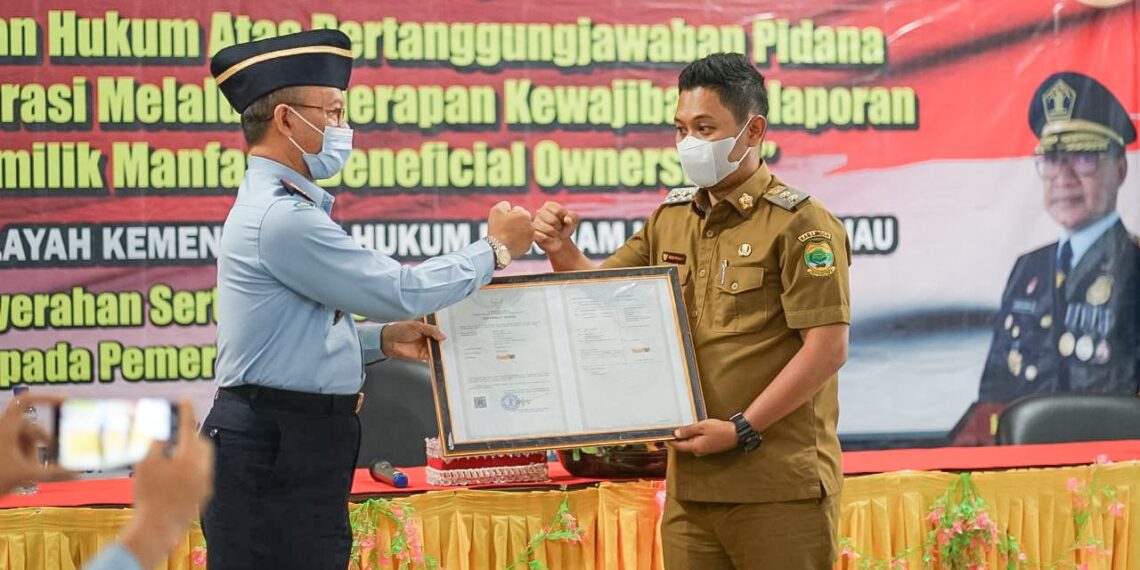 Lingga Dianugrahi Sertifikat Hak Kekayaan Intelektual dari Kemenkumham