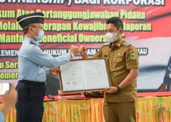 Lingga Dianugrahi Sertifikat Hak Kekayaan Intelektual dari Kemenkumham