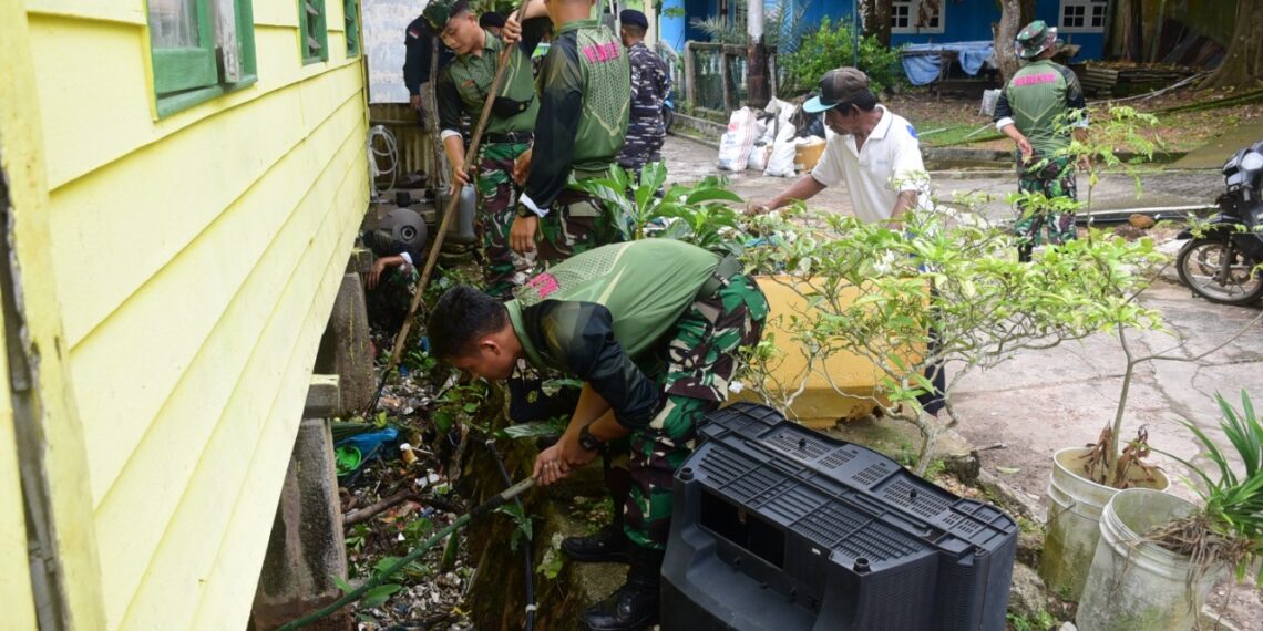 Baksos Dipulau Penyengat Korps Marinir Jelang HUT nya ke 76 Sebagai Ladang Amal Baginya Kelaq