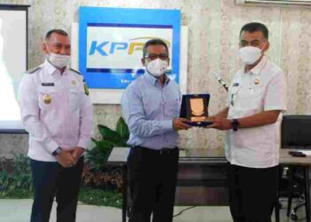 Bupati dan Wakil Bupati Natuna Dampingi Wamenkeu RI Kunjungi Kantor KPPN Natuna