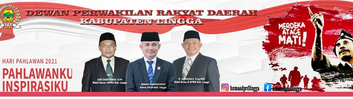 Banner Unsur Ketua DPRD Lingga