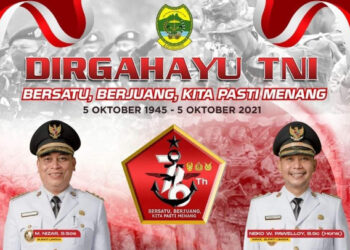 Pemkab Lingga Ucapkan Hari Jadi TNI pada 5 Oktober Tahun 1945- 2021