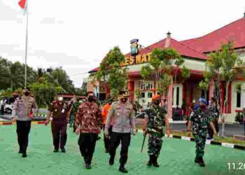 Amankan Perayaan Natal dan Tahun Baru Polres Natuna Laksanakan Apel Gelar Pasukan Operasi Lilin Seligi 2021