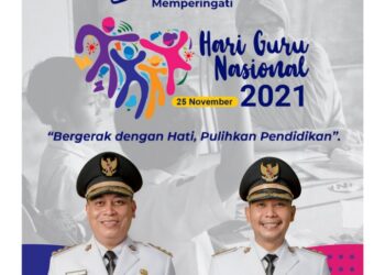 Banner Pemkab Lingga Ucapan selamat Hari Guru Nasional