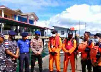 Dapat Informasi Adanya ABK  Kapal Terjatuh Kansar Natuna Lansung Terjukan Operasi Sar