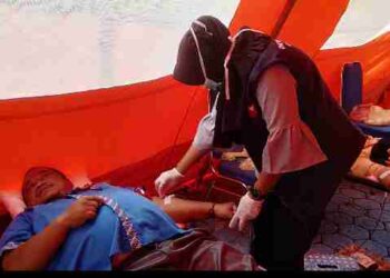 Sambut HUT ke-50 Basarnas Natuna Lakukan Giat Donor Darah