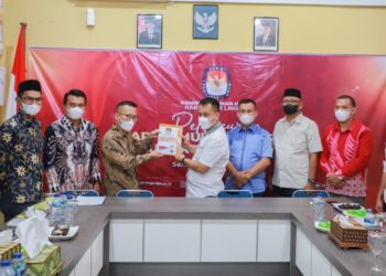 Bahas NPHD Pemilu 2024 Bupati & Ketua DPRD Lingga Silaturahmi Ke Kantor KPU,