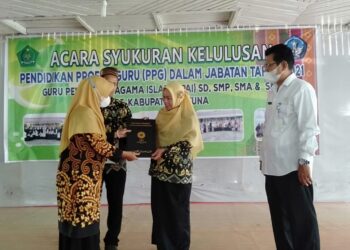 Dengan Sertifikasi Guru, Hendaknya Mutu Pendidikan di Natuna Meningkat dan Berkualitas