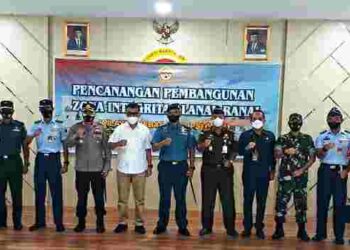 Bupati Wan Siswandi Apresiasi Pencanangan Pembangunan Zona Integritas LANAL Ranai