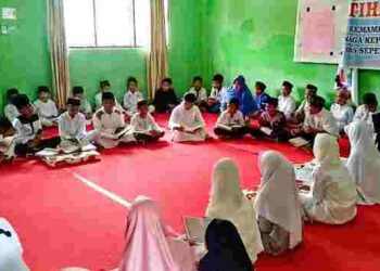 Hari ke7 Ramadhan SDN 005 Sepempang Lakukan Khataman Al-Qur’an dan Berbuka Bersama