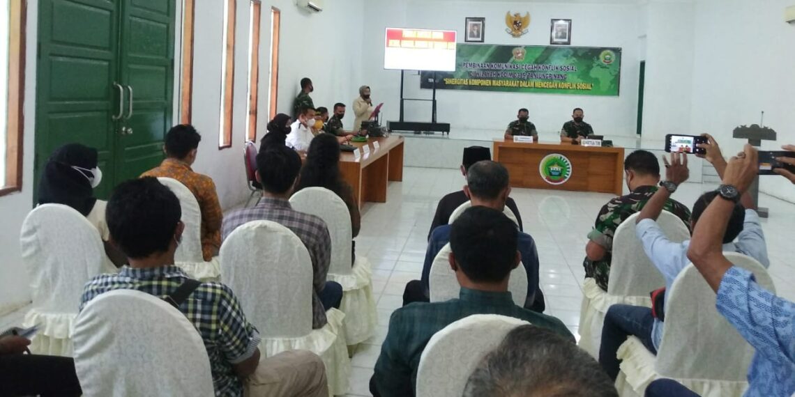 Kodim 0315/Tanjungpinang Gelar Binkom Di Aula Makodim Penuh Semangat