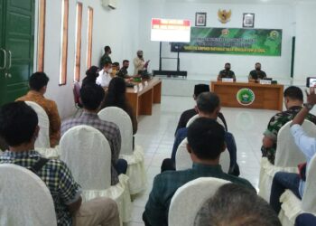 Kodim 0315/Tanjungpinang Gelar Binkom Di Aula Makodim Penuh Semangat