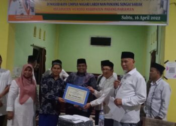 Pemprov Sumbar Kucurkan Dana APBD, 87,6 M Untuk Pembangunan Daerah Kabupaten Padangpariaman