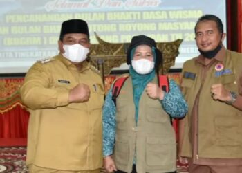 Bupati Suhatri Bur Kukuhkan Srikandi Siaga Tanggap Bencana Padang Pariaman