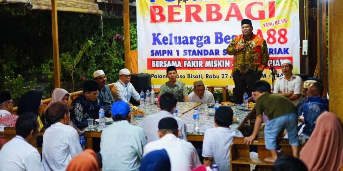 Bupati Apresiasi Pertemuan Alumni SMP Standar Sungai Sariak Angkatan 88