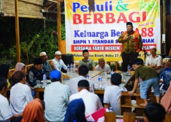 Bupati Apresiasi Pertemuan Alumni SMP Standar Sungai Sariak Angkatan 88