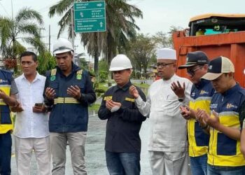 Bupati Lingga Tinajau Tanda Dimulainya Pembangunan Penataan Kota Dabo Singkep