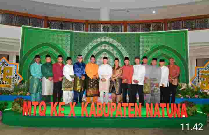 Wakil Ketua I DPRD Natuna Dampingi Wabup Buka MTQ ke X