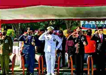 Bupat Natuna Ikuti Upacara HUT Bhayangkara ke 76