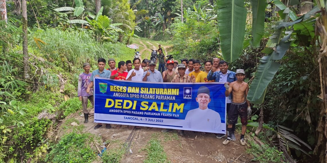 Reses Anggota DPRD Dedi Salim Serap Aspirasi Warga Nagari Padang Alai Sekaligus Ajak Bergotong Royong.