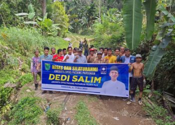 Reses Anggota DPRD Dedi Salim Serap Aspirasi Warga Nagari Padang Alai Sekaligus Ajak  Bergotong Royong.