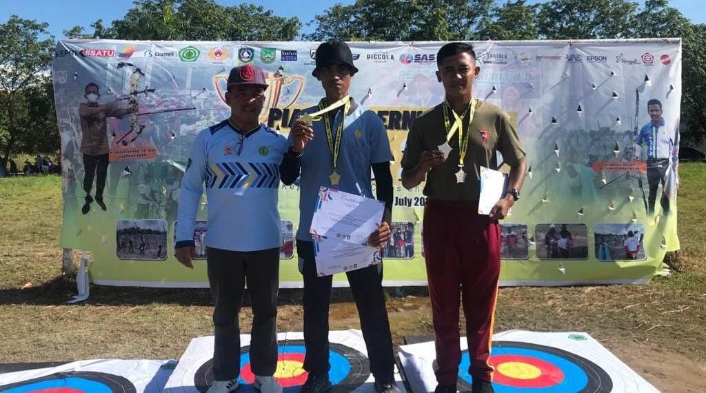 TNI AU Pratu Syamsuddin Rebut 2 Medali Emas Sekaligus Pada Event KACC Piala Gubernur Kepri 2022