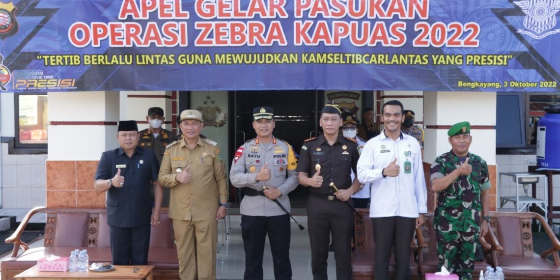 Polres Bengkayang Gelar Operasi Zebra Guna Tegakkan Aturan Disiplin & Propesional