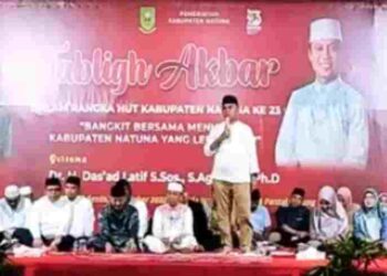 Peringati HUT Kab. Natuna  ke-23 Bupati Undang  Ustadz Das’at Latif