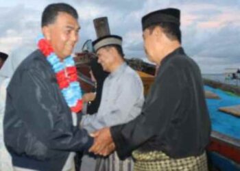 Bupati Wan Siswandi  Hadiri Malam Muda Mudi Gawai Seni dan Budaya di Kecamatan Midai