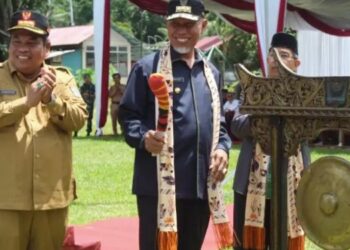 Bupati Suhatri Bur Dampingi Gubernur Resmikan Pelaksanaan TMMD Ke-115 di Padang Pariaman