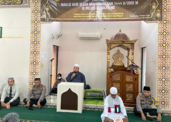 Sebagai Umat Yang beriman Polres Bengkayang Peringati Maulid Nabi Muhammad SAW