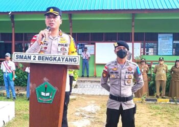 Rangkaian Operasi Zebra Kapuas-2022, Kapolres Bengkayang Beri Pemaham Para Pelajar