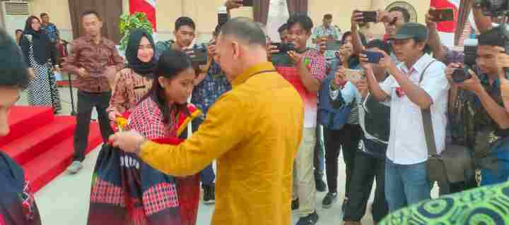 Ikuti Porpov Kepri Tahun 2022,114 Atilit Natuna Secara Resmi Dilepas Bupati Wan Siswandi