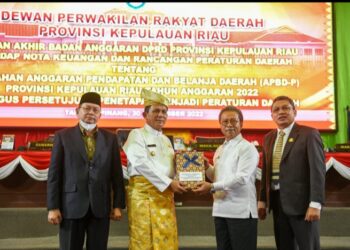 APBD Perubahan Kepri Tahun 2022 Disahkan Sebesar Rp3,965 Triliun
