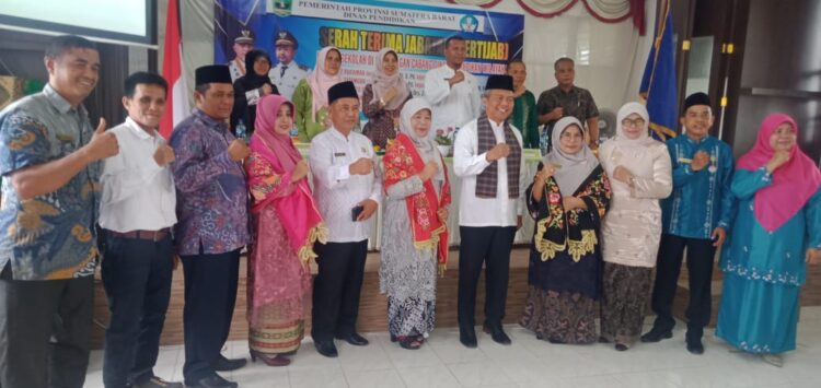 Kacabdin Wil II Hadiri  Sertijab Kepsek SMAN/SMKN Padang Pariaman & Kota Pariaman