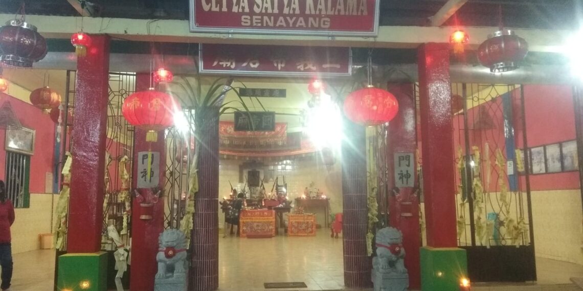 Rayakan Imlek Klenteng Cetya Kalama Tanpa Gelar Lelang