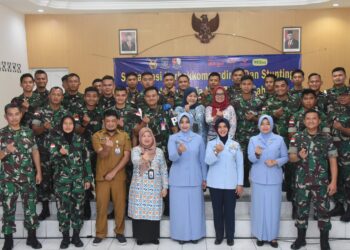 Lanud Raja Haji Fisabilillah Gelar Pembinaan Sosialisasi Pengenalan Stunting