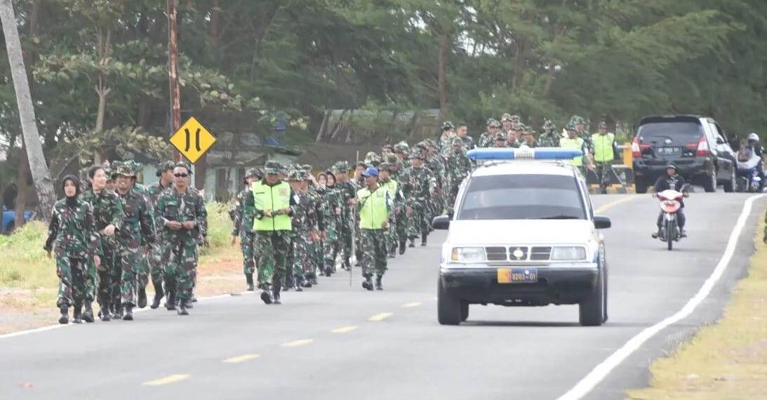 Suka Ria Dengan Keluarga, Warnai Latihan Ketahanan Mars (Hanmars) Lanud Raja Haji Fisabilillah.