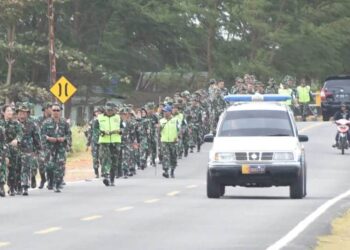 Suka Ria Dengan Keluarga, Warnai Latihan Ketahanan Mars (Hanmars) Lanud Raja Haji Fisabilillah.