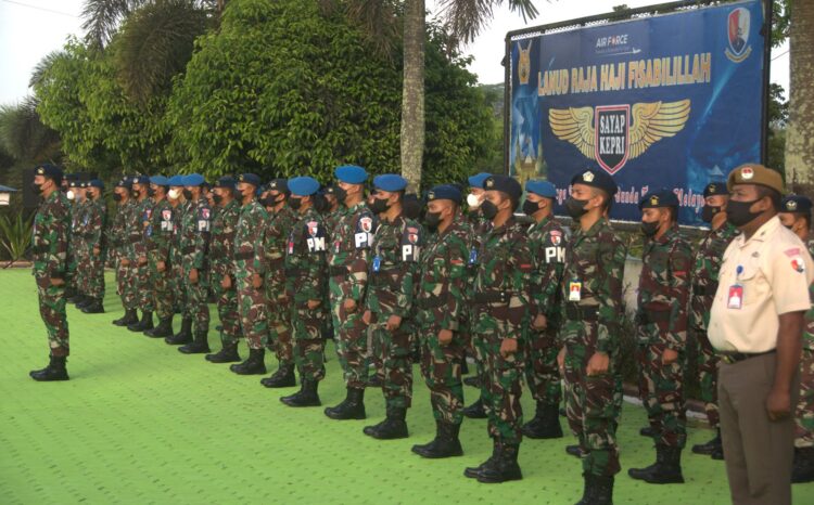 Gelar Upacara Mingguan, Danlanud RHF Tegaskan Pesonilnya Budayakan Safety Dalam Bertugas Dan Berkendara