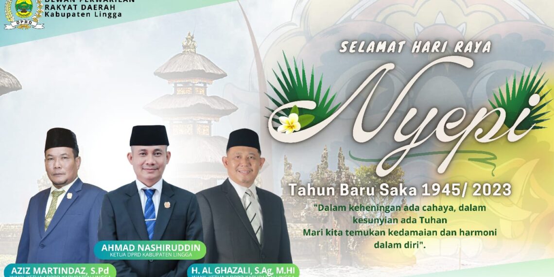 DPRD Kabupaten Lingga Mengucapkan Selamat Hari Raya Nyepy